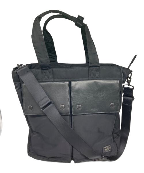 PORTER（ポーター）PORTER (ポーター) JACKET REQUIRED 別注2WAYバッグ ブラックの古着・服飾アイテム