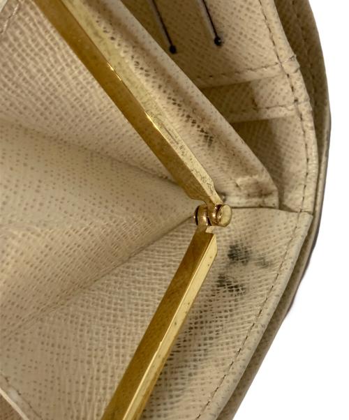 LOUIS VUITTON（ルイ ヴィトン）LOUIS VUITTON (ルイ ヴィトン) ポルトフォイユヴィエノワ がま口財布 アイボリーの古着・服飾アイテム