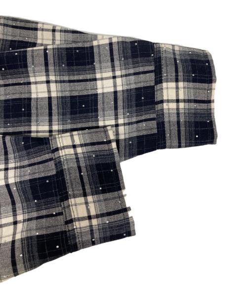 B.BALLSY（ボールジーブラザーズ）B.BALLSY (ボールジーブラザーズ) Western linestone Box Shirt ネイビー サイズ:Mの古着・服飾アイテム