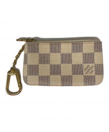 LOUIS VUITTON（ルイ ヴィトン）の古着「ポシェット・クレ コインケース」｜ホワイト×ネイビー
