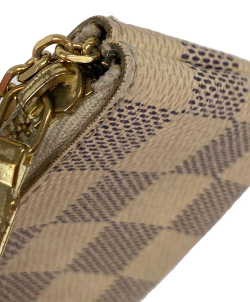 LOUIS VUITTON（ルイ ヴィトン）LOUIS VUITTON (ルイ ヴィトン) ポシェット・クレ コインケース ホワイト×ネイビーの古着・服飾アイテム