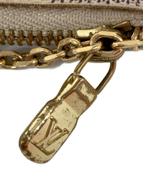 LOUIS VUITTON（ルイ ヴィトン）LOUIS VUITTON (ルイ ヴィトン) ポシェット・クレ コインケース ホワイト×ネイビーの古着・服飾アイテム