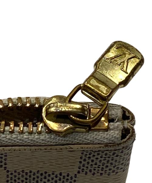 LOUIS VUITTON（ルイ ヴィトン）LOUIS VUITTON (ルイ ヴィトン) ポシェット・クレ コインケース ホワイト×ネイビーの古着・服飾アイテム