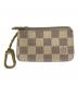 LOUIS VUITTON（ルイ ヴィトン）の古着「ポシェット・クレ コインケース」｜ホワイト×ネイビー