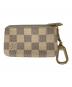 LOUIS VUITTON (ルイ ヴィトン) ポシェット・クレ コインケース ホワイト×ネイビー：18000円