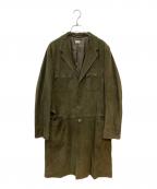 PAUL SMITHポールスミス）の古着「スウェードコート」｜カーキ
