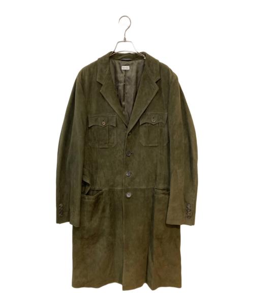 PAUL SMITH（ポールスミス）Paul Smith (ポールスミス) スウェードコート カーキ サイズ: XLの古着・服飾アイテム