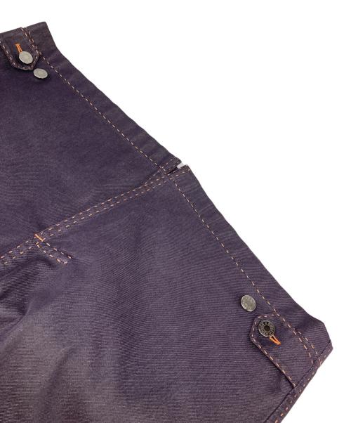 HERMES（エルメス）HERMES (エルメス) セリエ デニム ステッチ スカート パープル サイズ:42の古着・服飾アイテム