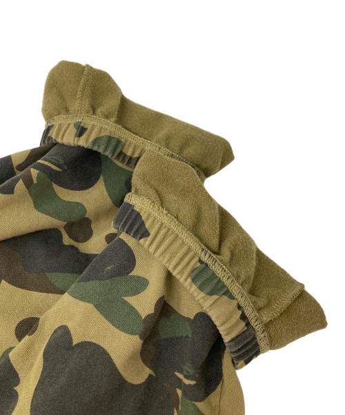 A BATHING APE（アベイシングエイプ）A BATHING APE (アベイシングエイプ) 1ST CAMO ONE POINT RELAXED FIT SWEAT PANTS グリーン サイズ:XLの古着・服飾アイテム