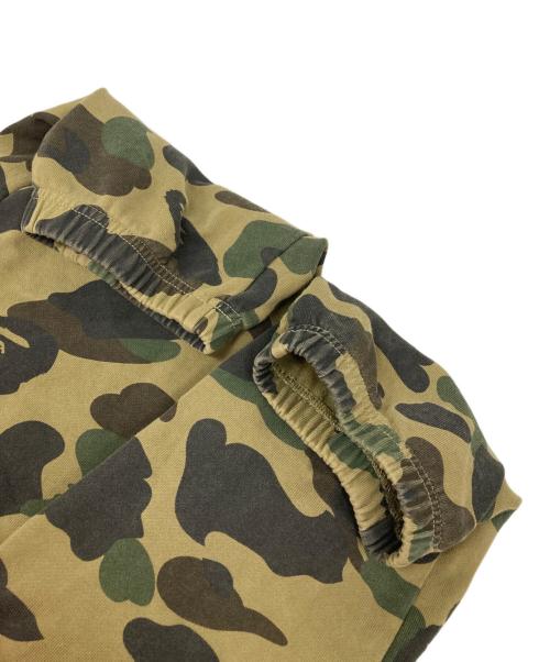 A BATHING APE（アベイシングエイプ）A BATHING APE (アベイシングエイプ) 1ST CAMO ONE POINT RELAXED FIT SWEAT PANTS グリーン サイズ:XLの古着・服飾アイテム