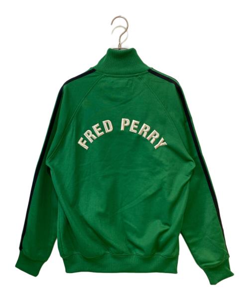 FRED PERRY（フレッドペリー）FRED PERRY (フレッドペリー) Twin Tape Track Jacket グリーン サイズ:Sの古着・服飾アイテム