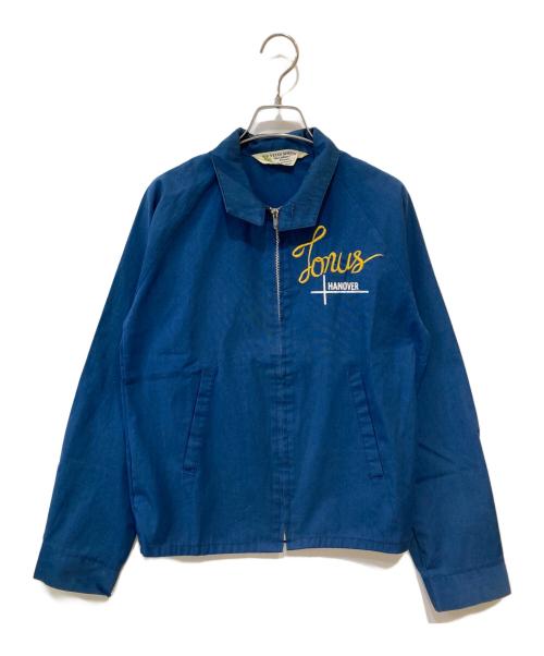 velva sheen（ベルバシーン）velva sheen (ベルバシーン) 60’sジップアップジャケット ブルー サイズ: Sの古着・服飾アイテム