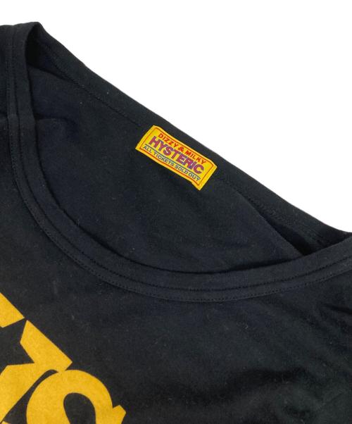 Hysteric Glamour（ヒステリックグラマー）Hysteric Glamour (ヒステリックグラマー) HYS STARS チビTシャツ ブラック サイズ:Freeの古着・服飾アイテム