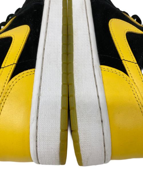 NIKE（ナイキ）NIKE (ナイキ) AIR JORDAN 1 MID SE NEW LOVE ミッドカットスニーカー BLACK/VARSITY MAIZE-WHITE サイズ:27.5cmの古着・服飾アイテム