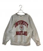 Champion REVERSE WEAVEチャンピオン リバース ウィーブ）の古着「UNIVERSITY MARYLAND リバースウィーブスウェット」｜グレー