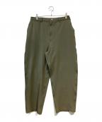 THE NORTHFACE PURPLELABELザ・ノースフェイス パープルレーベル）の古着「Stretch Twill Wide Tapered Field Pants」｜グリーン