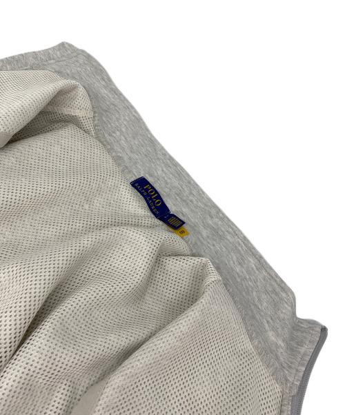 POLO RALPH LAUREN（ポロ・ラルフローレン）POLO RALPH LAUREN (ポロ・ラルフローレン) DOUBLE KNIT ZIP BEST グレー サイズ:Lの古着・服飾アイテム