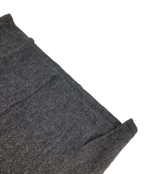 Y's（ワイズ）Y's (ワイズ) WOOL HERRINGBONE BACK YOKE SKIRT グレー サイズ:1の古着・服飾アイテム