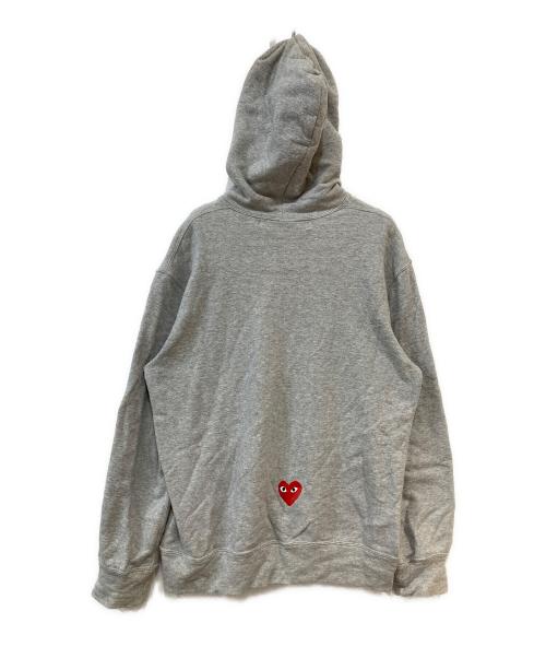 PLAY COMME des GARCONS（プレイコムデギャルソン）PLAY COMME des GARCONS (プレイコムデギャルソン) NIKE (ナイキ) LOGO HOODIE グレー サイズ:Lの古着・服飾アイテム