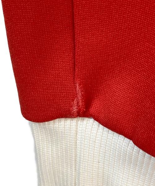 adidas（アディダス）adidas (アディダス) トラックジャケット レッド×ホワイト サイズ:40の古着・服飾アイテム