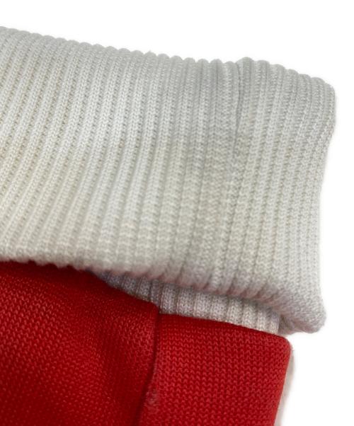adidas（アディダス）adidas (アディダス) トラックジャケット レッド×ホワイト サイズ:40の古着・服飾アイテム