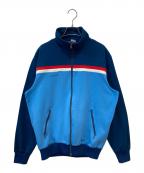 adidasアディダス）の古着「70s ヴィンテージトラックジャケット」｜ブルー×ネイビー