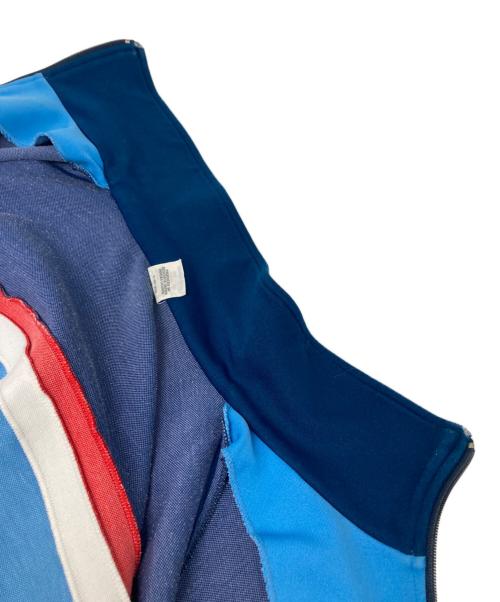 adidas（アディダス）adidas (アディダス) 70s ヴィンテージトラックジャケット ブルー×ネイビー サイズ:Oの古着・服飾アイテム