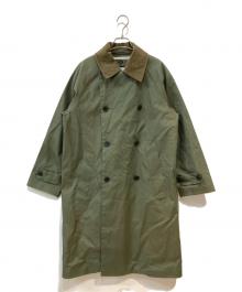 Traditional Weatherwear（トラディショナルウェザーウェア）の古着「EARLHAM DOUBLE WITH LINER コート」｜オリーブ
