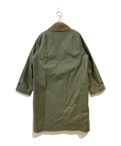 Traditional Weatherwear（トラディショナルウェザーウェア）Traditional Weatherwear (トラディショナルウェザーウェア) EARLHAM DOUBLE WITH LINER コート オリーブ サイズ:36の古着・服飾アイテム