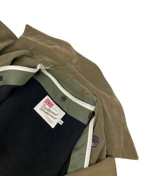 Traditional Weatherwear（トラディショナルウェザーウェア）Traditional Weatherwear (トラディショナルウェザーウェア) EARLHAM DOUBLE WITH LINER コート オリーブ サイズ:36の古着・服飾アイテム