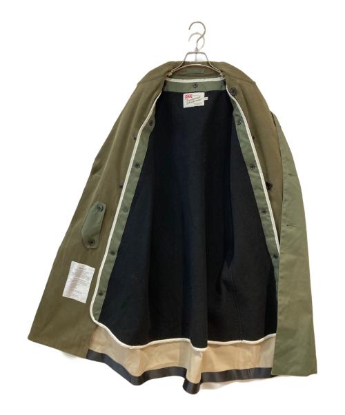 Traditional Weatherwear（トラディショナルウェザーウェア）Traditional Weatherwear (トラディショナルウェザーウェア) EARLHAM DOUBLE WITH LINER コート オリーブ サイズ:36の古着・服飾アイテム