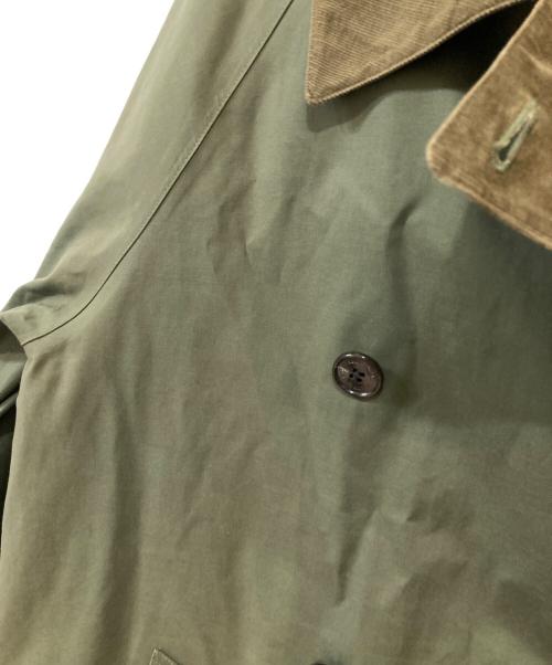 Traditional Weatherwear（トラディショナルウェザーウェア）Traditional Weatherwear (トラディショナルウェザーウェア) EARLHAM DOUBLE WITH LINER コート オリーブ サイズ:36の古着・服飾アイテム