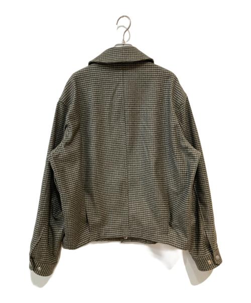 THE RERACS（ザ リラクス）THE RERACS (ザ リラクス) RERACS COACH JACKET ブラウン×ブラック サイズ:46の古着・服飾アイテム