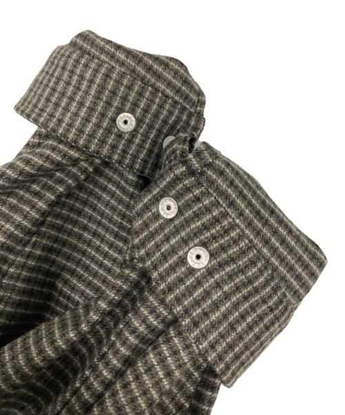 THE RERACS（ザ リラクス）THE RERACS (ザ リラクス) RERACS COACH JACKET ブラウン×ブラック サイズ:46の古着・服飾アイテム