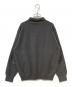 cash & barba (キャッシュアンドバルバ) Mongolian Cashmere Elbow Patch POLO グレー サイズ:1：28000円