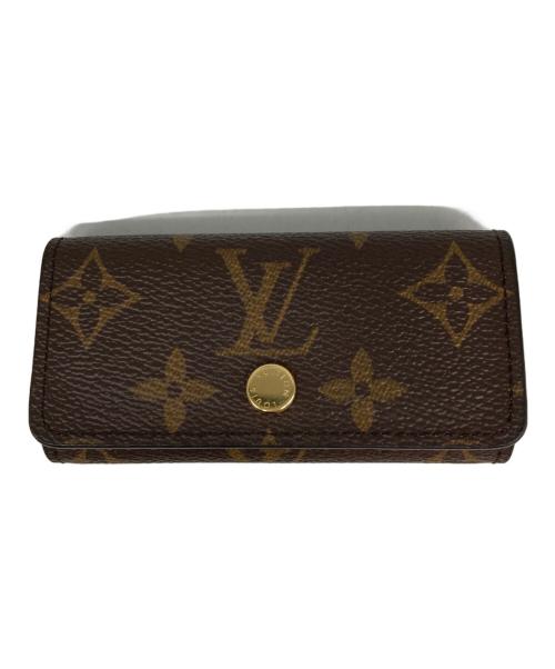 LOUIS VUITTON（ルイ ヴィトン）LOUIS VUITTON (ルイ ヴィトン) ミュルティクレ4 キーケース ブラウンの古着・服飾アイテム