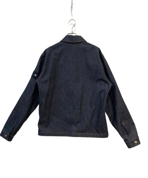 STONE ISLAND（ストーンアイランド）STONE ISLAND (ストーンアイランド) ワッペンパッチ付 デニムジャケット インディゴネイビー サイズ:Mの古着・服飾アイテム