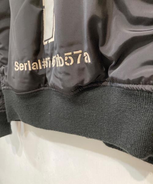 AVIREX（アヴィレックス）AVIREX (アヴィレックス) BLACK KNIGHTSMA-1ジャケット ブラック サイズ:Mの古着・服飾アイテム