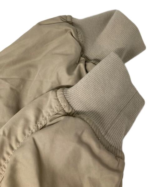 Whim Gazette（ウィムガゼット）Whim Gazette (ウィムガゼット) ナイロンツイルMA-1 ベージュ サイズ:Freeの古着・服飾アイテム