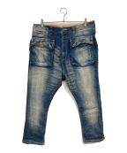 NATAL DESIGNネイタルデザイン）の古着「Sarouel Flap Denim Pants」｜インディゴ