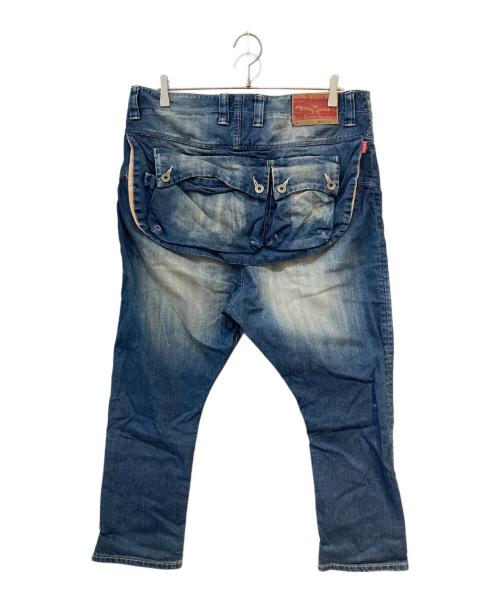 NATAL DESIGN（ネイタルデザイン）NATAL DESIGN　 (ネイタルデザイン) Sarouel Flap Denim Pants インディゴ サイズ: 91cm (W36)の古着・服飾アイテム