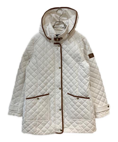 LAUREN RALPH LAUREN（ローレン ラルフ ローレン）LAUREN RALPH LAUREN (ローレン ラルフ ローレン) キルティングコート ホワイト サイズ:Lの古着・服飾アイテム