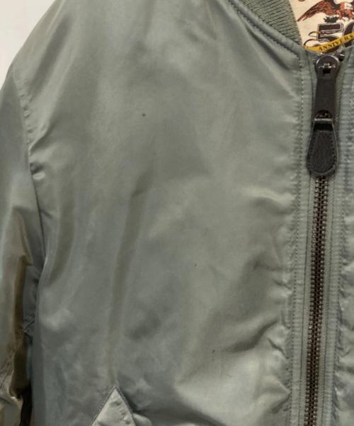 AVIREX（アヴィレックス）AVIREX (アヴィレックス) 50th Anniversary MA-1 SIGNATURE BIG LOGO MA-1 ジャケット オリーブ サイズ:Lの古着・服飾アイテム