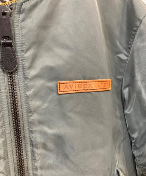 AVIREX（アヴィレックス）AVIREX (アヴィレックス) 50th Anniversary MA-1 SIGNATURE BIG LOGO MA-1 ジャケット オリーブ サイズ:Lの古着・服飾アイテム