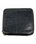 COMME des GARCONS（コムデギャルソン）の古着「EMBOSSED LOGOTYPE FULL ZIP AROUND WALLET」｜ブラック