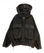 Stripes For Creativeストライプ フォー クリエイティブ）の古着「FLEECE HOODIE JACKET」｜ブラック
