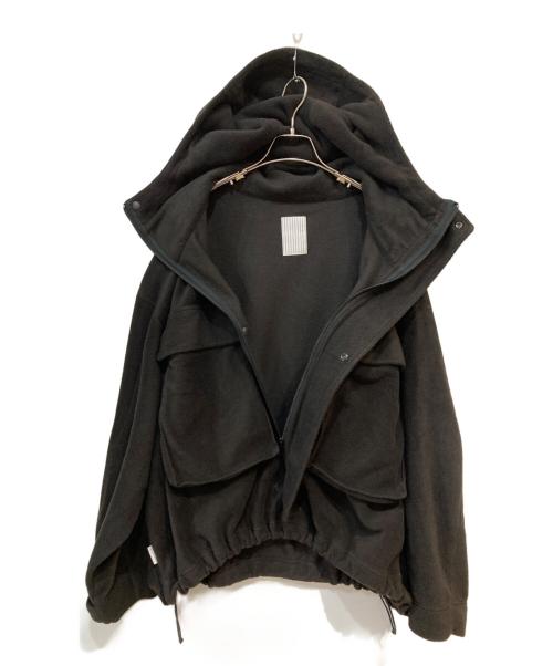 Stripes For Creative（ストライプ フォー クリエイティブ）Stripes For Creative (ストライプ フォー クリエイティブ) FLEECE HOODIE JACKET ブラック サイズ:Lの古着・服飾アイテム