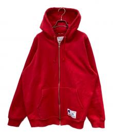 SUPREME×Champion（シュプリーム×チャンピオン）の古着「17FW ARC LOGO ZIP UP SWEAT」｜レッド