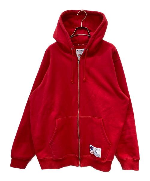 SUPREME（シュプリーム）SUPREME (シュプリーム) Champion (チャンピオン) 17FW ARC LOGO ZIP UP SWEAT レッド サイズ:XLの古着・服飾アイテム