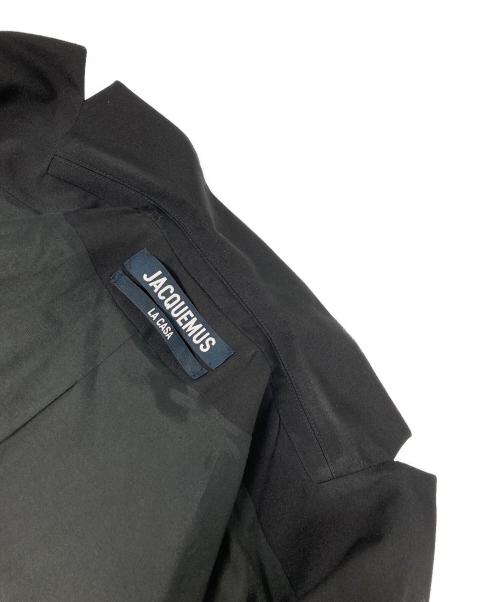 jacquemus（ジャックムス）jacquemus (ジャックムス) Tibau ジャケット クロスオーバー ダブルブレスト ブレザー ブラック サイズ:32の古着・服飾アイテム